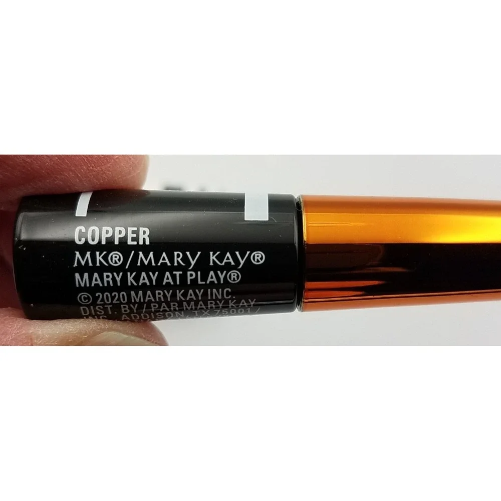 MARY KAY at PLAY METALLIC LIQUID EYELINER COPPER Eye Liner NIB Disc Limt Edition
